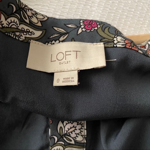 Loft Outlet Button Down Paisley Print Sundress - Picture 8 of 11